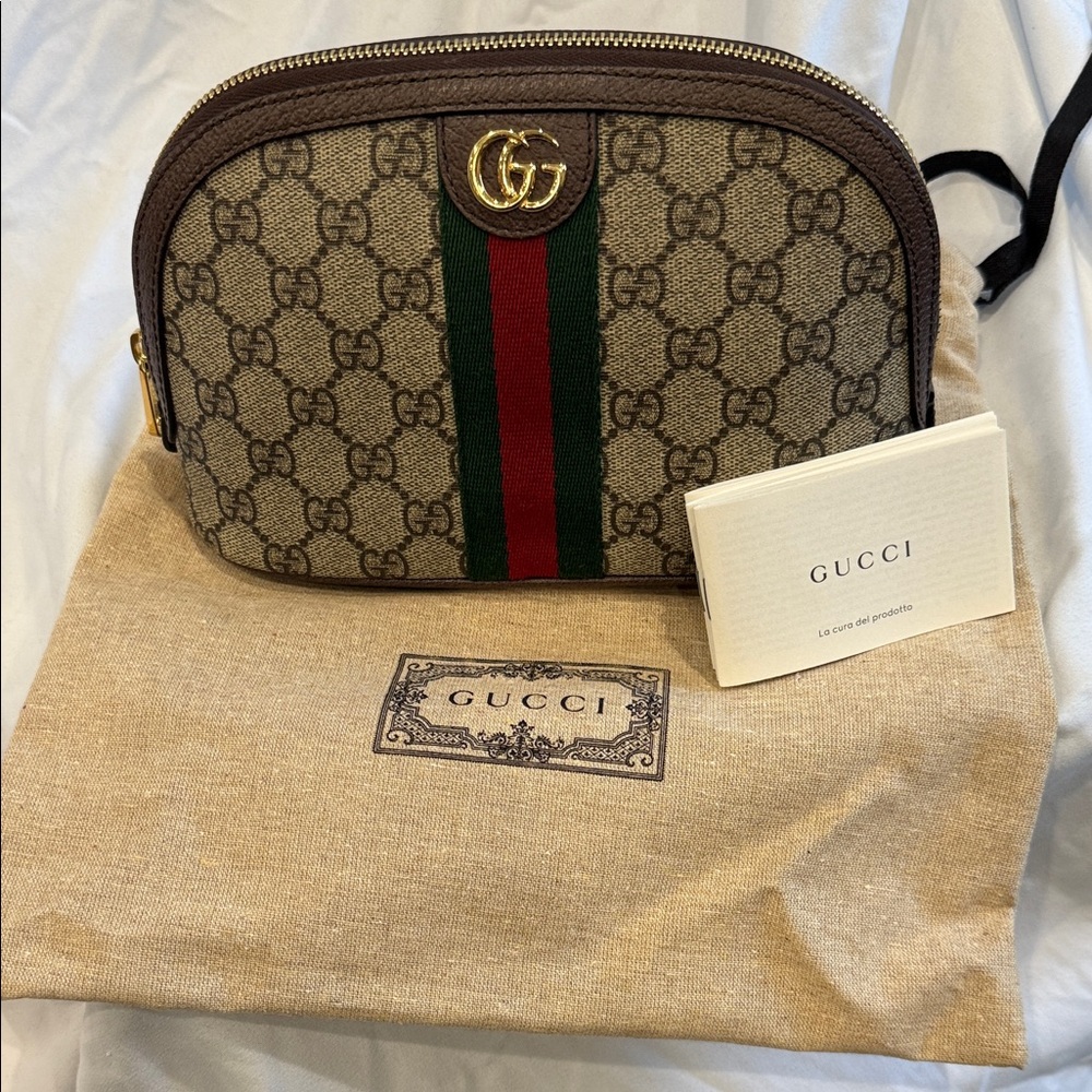 Gucci Ophidia GG Supreme Cosmetic Case/Pouch.